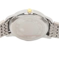 thumbnail image 4 of Men's Classic Elegant Stainless Steel Quartz Watch with Dual Date, Gold and Silver Bracelet, Black Dial, 4 of 4