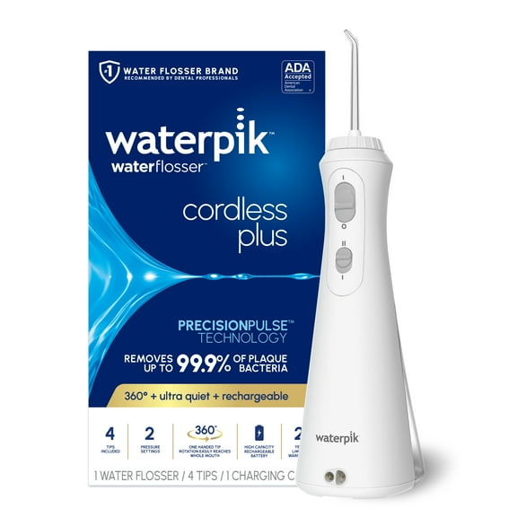 Waterpik Cordless Plus Portable Water Flosser Oral Irrigator