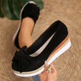 thumbnail image 6 of oqasdz Women Casual Shoes Elegant Bow Design Solid Color Slip On Dressy Shoes Comfortable Breathable Work Business Wedding Shoes Outdoor Summer, 6 of 7
