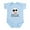 Sky Blue, variant on CafePress - Baby's 1St Halloween Skull Infant Bodysuit - Baby Light Bodysuit, Size Newborn - 24 Months