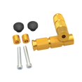 thumbnail image 2 of 2 Piezas Soporte de Pedal Soporte Clavijas Reposapiés de Motocicleta oro, 2 of 9