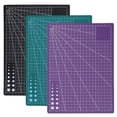 thumbnail image 4 of 3pcs PVC A4 Cutting Mat Double‑Sided Grid Lines Board Multifunction for School Office Painting Engraving, 4 of 14