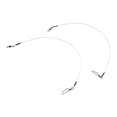 thumbnail image 2 of Invisible Underwater Fluorocarbon Fishing Leader Set 12 Pieces 20-80LB Test For Saltwater & Freshwater With Quick-Connect Snaps, 2 of 9