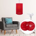 thumbnail image 3 of Folding Cloth Lampshade Simple Hanging Lamp Shade Pendant Lamp Ceiling Light Shade, 3 of 8