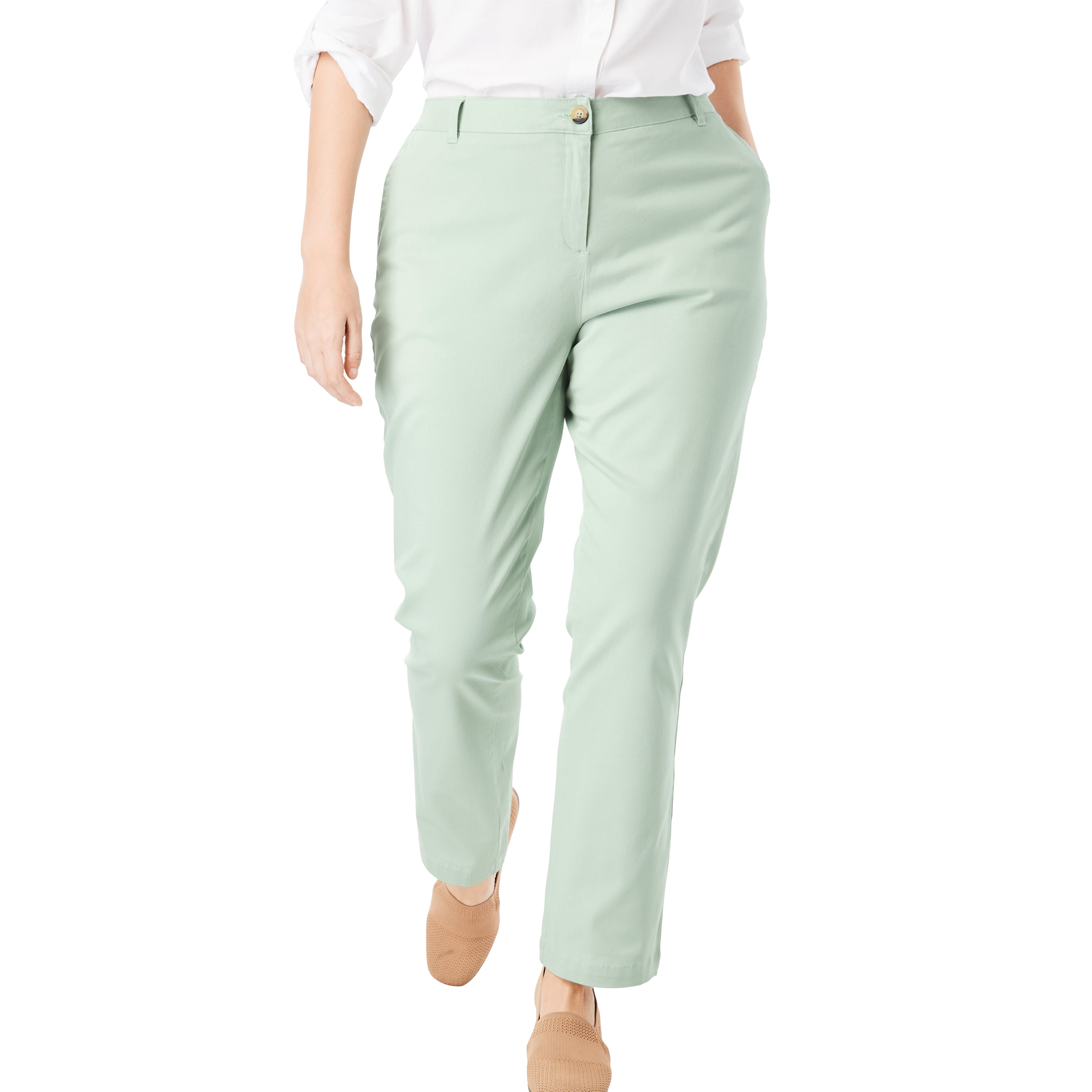 plus size khaki pants walmart