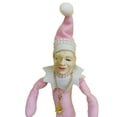 thumbnail image 3 of Snoop on The Stoop Christmas Elf Doll Fieltro Resina Muñecas Juguetes Ornamento Rosa Ehuebsd Libre de BPA, 3 of 6