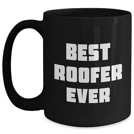 Amangny Roofer Gifts for Friends, Family, and Coworkers - Best Roofer Ever Graduation Gift Ideas