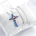 thumbnail image 6 of Love Infinity Necklace Urn Necklace for Ashes, Angel Wings Cross Necklace for Women Gifts Necklace with Wings Cremation Jewelry Gifts for Women Memorial Jewelry, 6 of 6