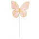 thumbnail image 3 of 5 Packs 3D Butterflies Cupcake Topper Three Dimensional Effect Anti Deformation Gold Pink Butterflies Cake Insert for Decor, 3 of 3