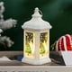 thumbnail image 5 of Faroles Navideños de Nieve con Luz Led, de Plástico Blanco, 13,7 X 6,6 Cm | Funcionan con Pilas | Decoración Navideña para Interiores, Ideales para Mesas de Comedor En Fiestas Navideñas., 5 of 6