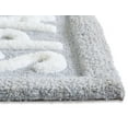 thumbnail image 2 of Better Homes & Gardens Tufted Typography Microfiber Bath & Spa Rug Set, Gray, 2 Pieces, 2 of 2