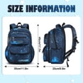 thumbnail image 3 of TONGJM School Backpack for Boys Teens Galaxy Starry, Waterproof Lightweight Laptop Bookbag, Ergonomic Daypack for Middle High School, Travel, 3 of 12
