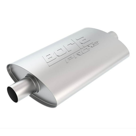 BORLA EXHAUST 40363 MUFFLER PRO-XS 2-1/4IN 2-1/4IN 14IN X9-1/2IN X4IN OVAL CEN/CEN W/O NOTCH