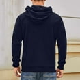 thumbnail image 5 of Aloohaidyvio George Mens Hoodie Pullover Long Sleeve Casual Fashion Sweatshirts Drawstring Gym Hooded Shirt with Kanga Pocket, 5 of 5