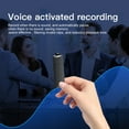 thumbnail image 3 of EIGTHTAIL 16GB Audio Recorder with Playback  Voice Activated Recorder  Small Tape Recorder for Lectures  Meetings  Interviews  Mini Audio Recorder USB Charge  MP3, 3 of 8