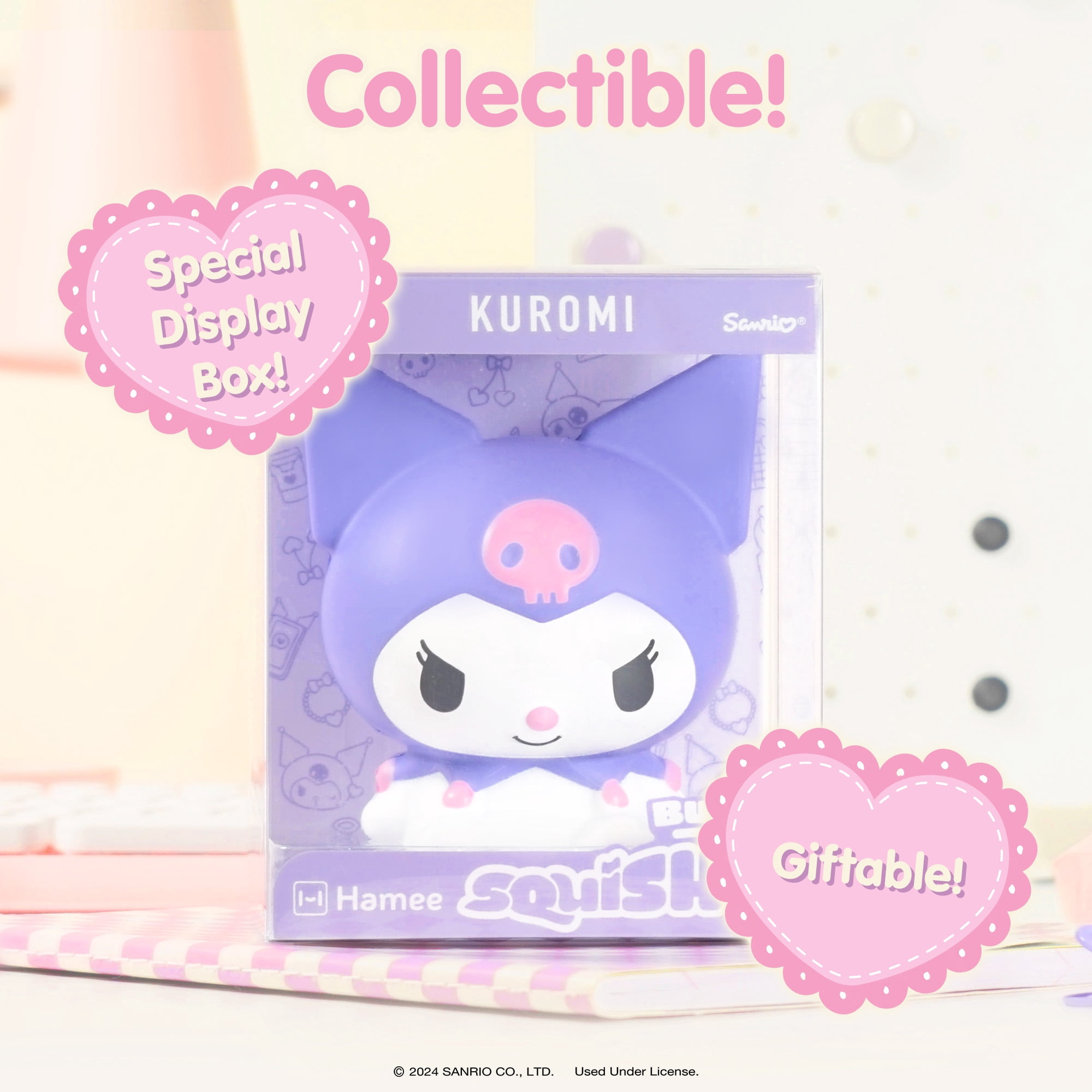 Hamee Sanrio SquiSHU Buddy - Kuromi Squishy Toy