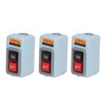 thumbnail image 3 of 3 Phase Motor Switch, Convenient Practical Sheet Metal Enveloping Long Lasting Motor Start Press Button  for Distribution Boxes for Automation Equipment, 3 of 8