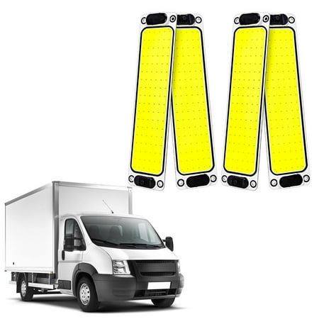 

Julam 2/4pcs Car LED Dome Light 2/4pcs 108 Beads Auto Truck Reading Dome Light 108 Beads Ultra-thin Cabin Roof Ceiling Lamp serviceable
