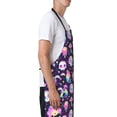 thumbnail image 5 of Cauagu Skull mushroom space Aprons with Pockets,Waterproof Apron for Women,Kitchen Cooking Apron Adjustable Bib Aprons Chef Apron for Cooking,Drawing,Crafting, 5 of 8