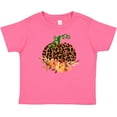 thumbnail image 3 of Inktastic Cheetah Print Pretty Pumpkin with Fall Leaves Boys or Girls Baby T-Shirt, 3 of 5
