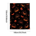thumbnail image 4 of Cute Halloween Blankets Soft Pumpkin Pattern Throw Blanket, Fall Throw Blanket Farmhouse Holiday Decor for Home Living Room Sofa Couch Bed Travel Gifts, 4 of 9