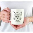 thumbnail image 3 of Koyal Wholesale Funny Cat Lover Ceramic Coffee Mug, I Work Hard So That My Cat Can Have A Better Life, 3 of 5