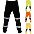 thumbnail image 4 of MYG Men's Autumn Casual Work Clothes With Reflective Stripe Ankle Banded Pants, 4 of 8