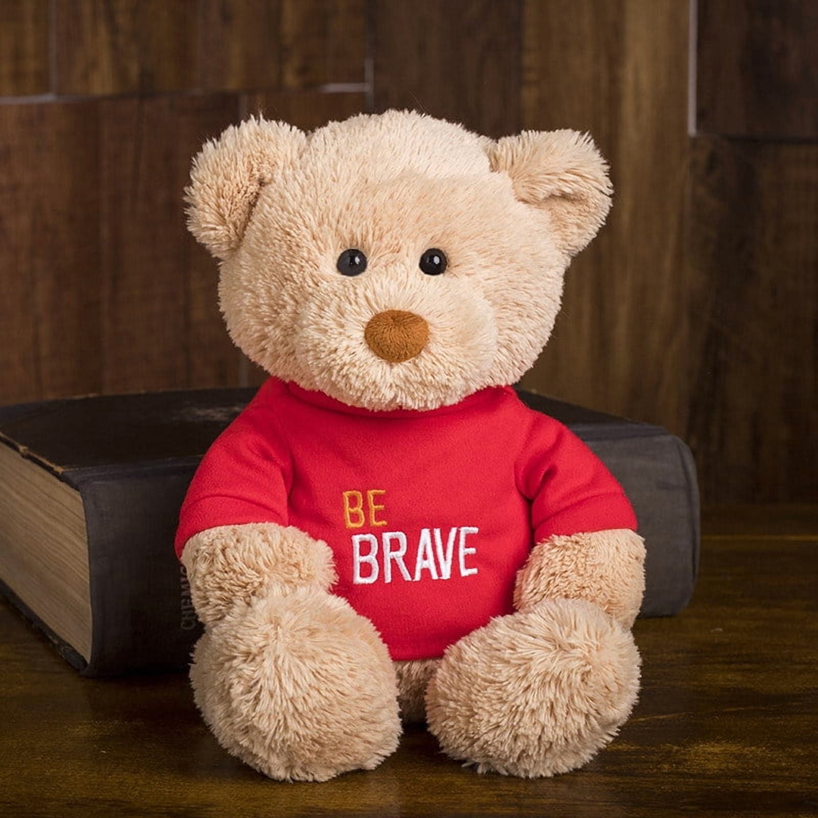 Teddy bear plush gift, be brave.
