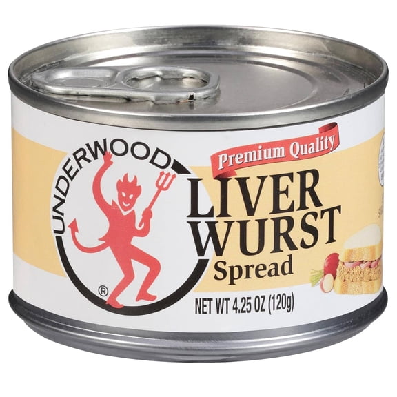 Underwood Liverwurst Spread, 4.25 Ounce, Case of 24