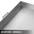 thumbnail image 6 of VEVOR Stainless Steel Griddle,36" x 22" Universal Flat Top Rectangular Plate, BBQ Charcoal/Gas Non-Stick Grill with 2 Handles and Grease Groove Grills for Camping, Tailgating and Parties, 6 of 8