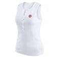 thumbnail image 2 of Women's WEAR by Erin Andrews White Los Angeles Sparks Rib-Knit Henley Tank Top, 2 of 5