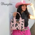thumbnail image 2 of Montana West × Wrangler Bolso de mano para mujer con estampado de vaca occidental, bolsos de diseñador con asa superior, 2 of 5