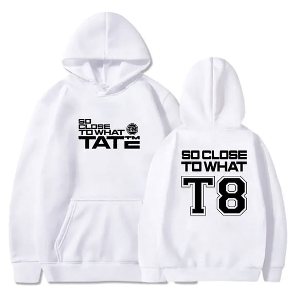 Tate McRae "Tan Cerca de Qué" Tour Limited Merch Hoodie - Unisex Dreamy Pop Long Sleeve, High Street Drawstring Pocket Sweatshirt