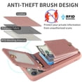 thumbnail image 4 of Iphone 15 14 13 12 11 Wallet Multi-Card Zipper Leather Case,iPhone 12, 4 of 7