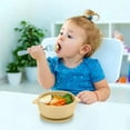 New Innovative Children Tableware Baby Silicone Complementary Food Double Ear Bowl Soup Bowl