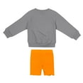 thumbnail image 2 of Girls Toddler Colosseum  Gray/Tennessee Orange Tennessee Volunteers Beta Fleece Sweatshirt and Shorts Set, 2 of 2