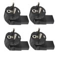 thumbnail image 2 of 4pcs EU 4.8mm to IEC320 C13 Converter 90 Degree Power Plug Adapter for Laptop Power Adapters EU Plug 100?250V, 2 of 5