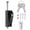 Black, variant on Sliding Patio Door Lock Keyed, Spring Loaded Sliding Door Latch Locks with 2 Keys for Home Security Window Glass Patio Doors Gates Fences Garage Barn Double Door