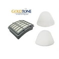 thumbnail image 2 of GoldTone Brand HEPA Vacuum Filter + Felt and Foam Pre Filters fits Shark Navigator NV350 NV351 NV352 NV355 NV356 NV357. Replaces Shark HEPA Vacuum Filter XHF350, 2 of 5