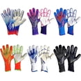 thumbnail image 2 of Guantes de fútbol juvenil, guantes de portero, guantes de fútbol juvenil, guantes de portero de fútbol de látex profesional para hombre, guantes de portero de fútbol, 2 of 3