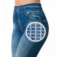 thumbnail image 5 of Denim Jeggings for Women with Pockets Comfortable Stretch Jeans Leggings, 5 of 8