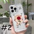 thumbnail image 3 of FOR IPHONE 6 6S 7 8 14 PLUS X XS XR 11 12 13 MINI MAX PRO Rose hard case, 3 of 3