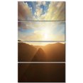 thumbnail image 2 of Sunset over Gloomy Mountains - Impression sur Toile Paysage Africain, 2 of 3