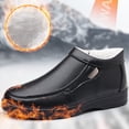 thumbnail image 2 of NOKIO Men'S Plush-Lined Frost-Resistant Boots Men's Snow Boots Fashion Casual Sneakers Breathable Flat Bottom Casual Shoes Winter Padded Warm Men's Boots Men'S Fur-Lined Casual Boots, 2 of 5