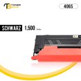 thumbnail image 3 of Toner Bank 8-Pack Compatible Toner for Samsung CLT-K406S/XAA K406 CLP-360 365 365W 366W CLX-3303FW 3305FW 3305 3306FN SL-C460FW C463W Printer Ink 2 * Black, 2 * Cyan, 2 * Magenta, 2 * Yellow, 3 of 9