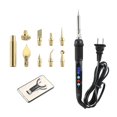 thumbnail image 1 of Kit de herramientas de accesorios para impresora 3D, herramienta de suavizado, herramienta de limpieza para agujas: 1 soldador con 8 cabezales de recorte de latón, 1 conector Bczamd, 1 of 9