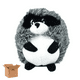 thumbnail image 1 of Juguete Para Perro Belug  Peluche Mapache NEGRO GRIS BLANCO, 1 of 4