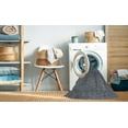 thumbnail image 2 of Ahgly Company Machine Washable Indoor Rectangle Industrial Modern Light Slate Gray Area Rugs, 5' x 8', 2 of 7