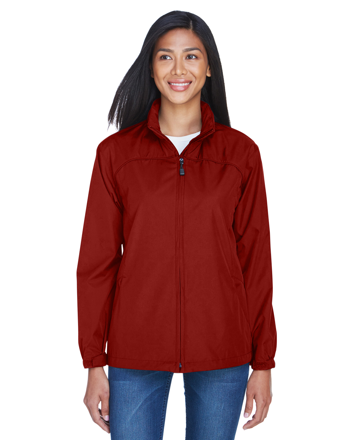 The Ash City - North End Ladies' Techno Lite Jacket - MOLTEN RED 751 - L - image 1 of 2