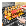 Chicken Leg Wing Grill Rack Folding Barbecue Rack Oven Roaster Stand